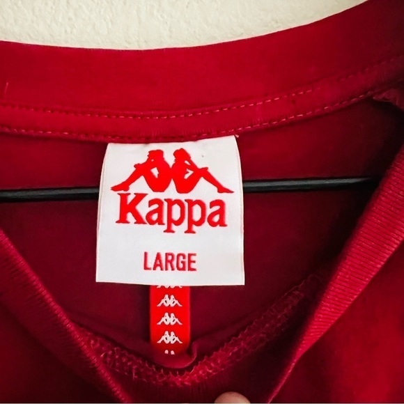 KAPPA Women's Red Short Sleeve Top Size Large NWT - Picture 7 of 7